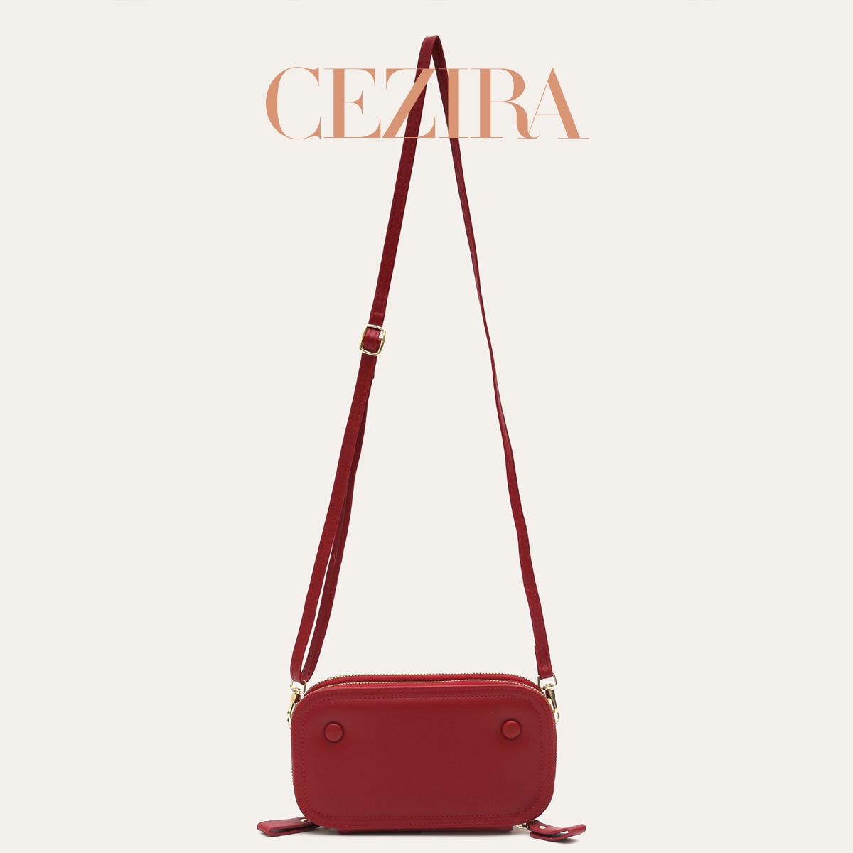 Luxury Bags Cute - CR Luxury Elegant Red Glossy Leather