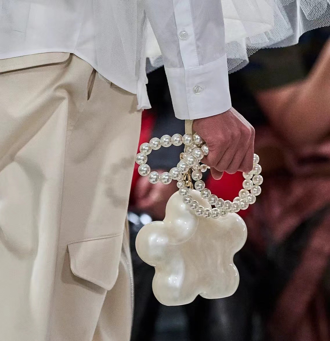 Trendy Pearl Acrylic Evening B - Luxury Bags Cute ulasan dan harga