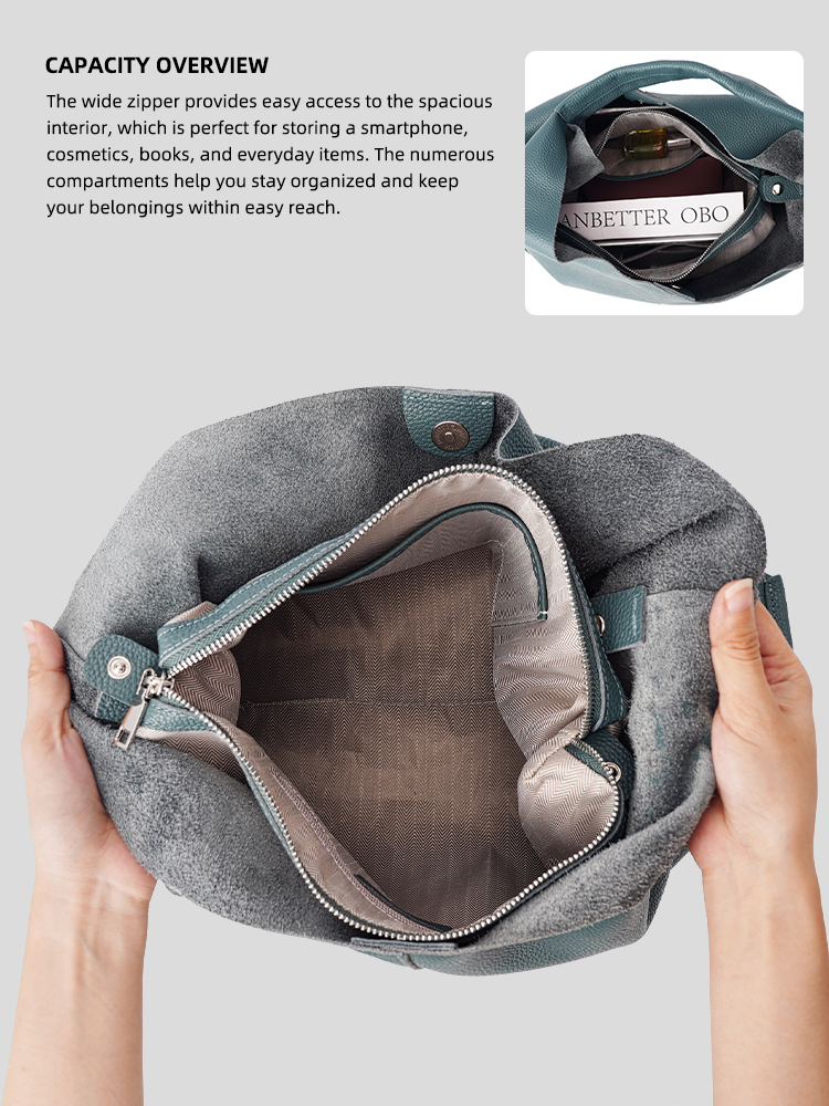 Zency Soft Genuine Leather Wom - Luxury Bags Tote ulasan dan harga