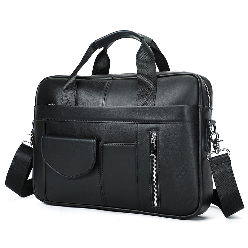 Vintage Genuine Leather Briefc - Luxury Bags Tote ulasan dan harga