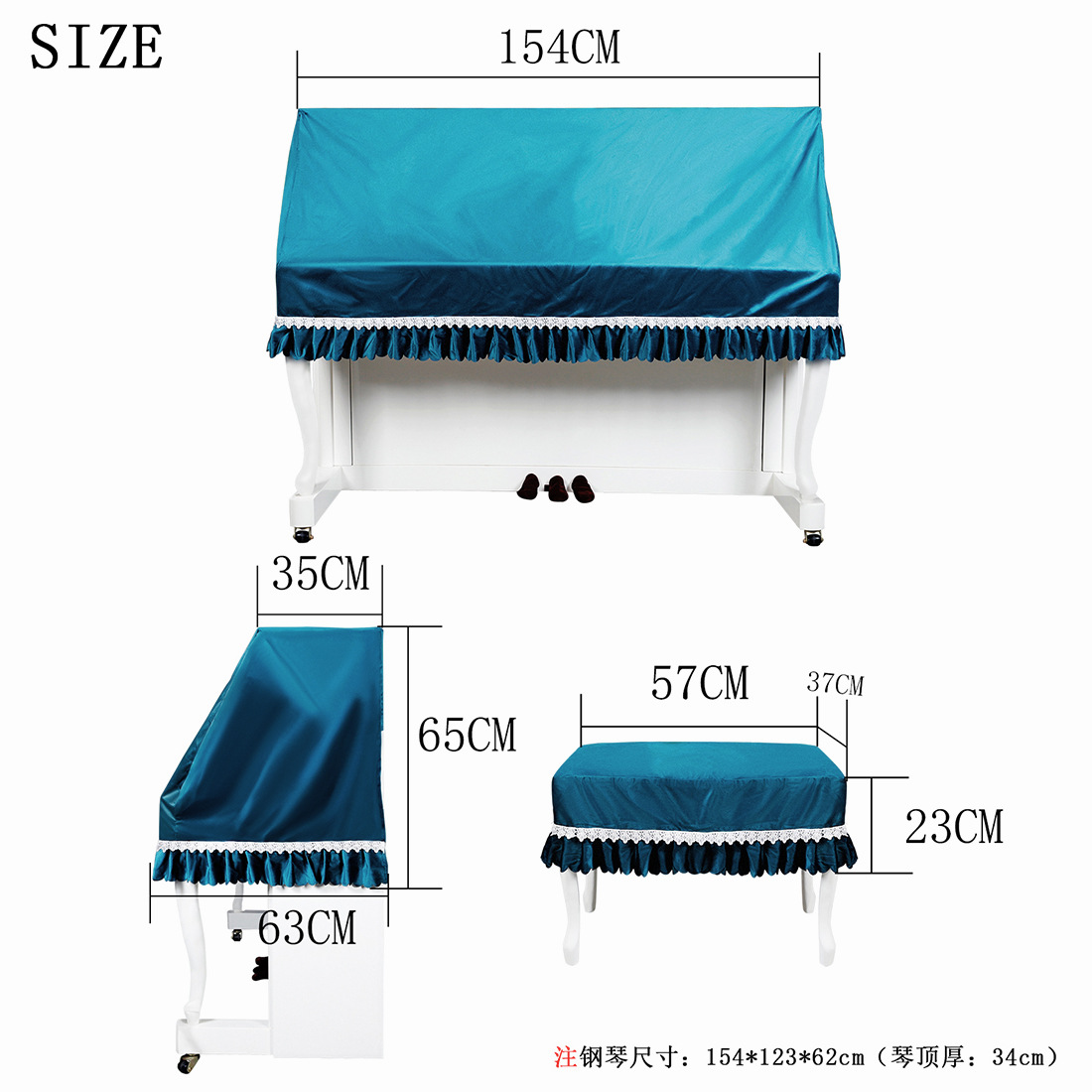 Piano Dust Cover Dutch Velvet  - Luxury Bags Tote ulasan dan harga